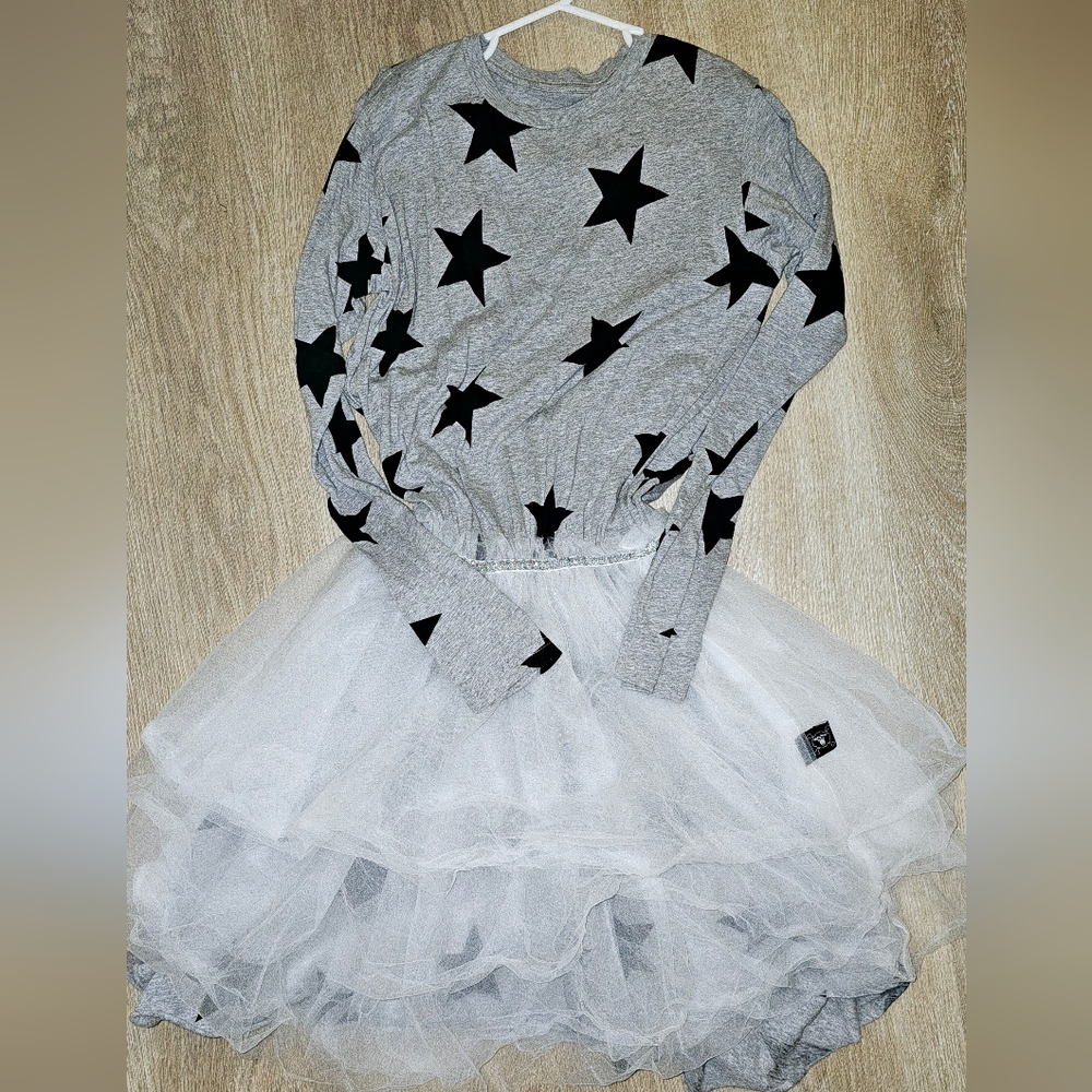 nununu Gray and Black Starry Kids Costume